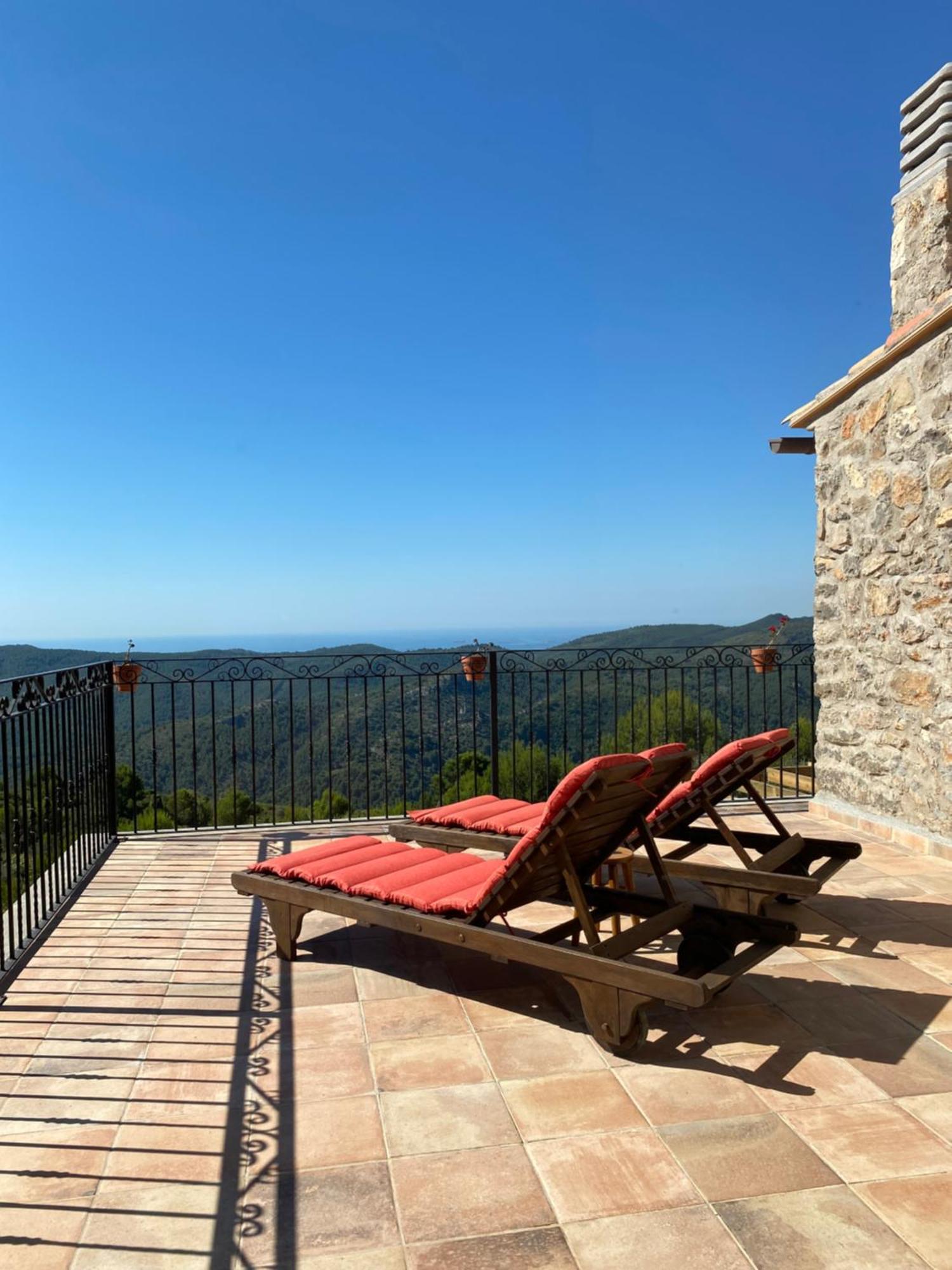 La Cueva De Miravet - Villa De Lujo En La Cima De La Montana Con Vistas Al Mar Cabanes  Εξωτερικό φωτογραφία