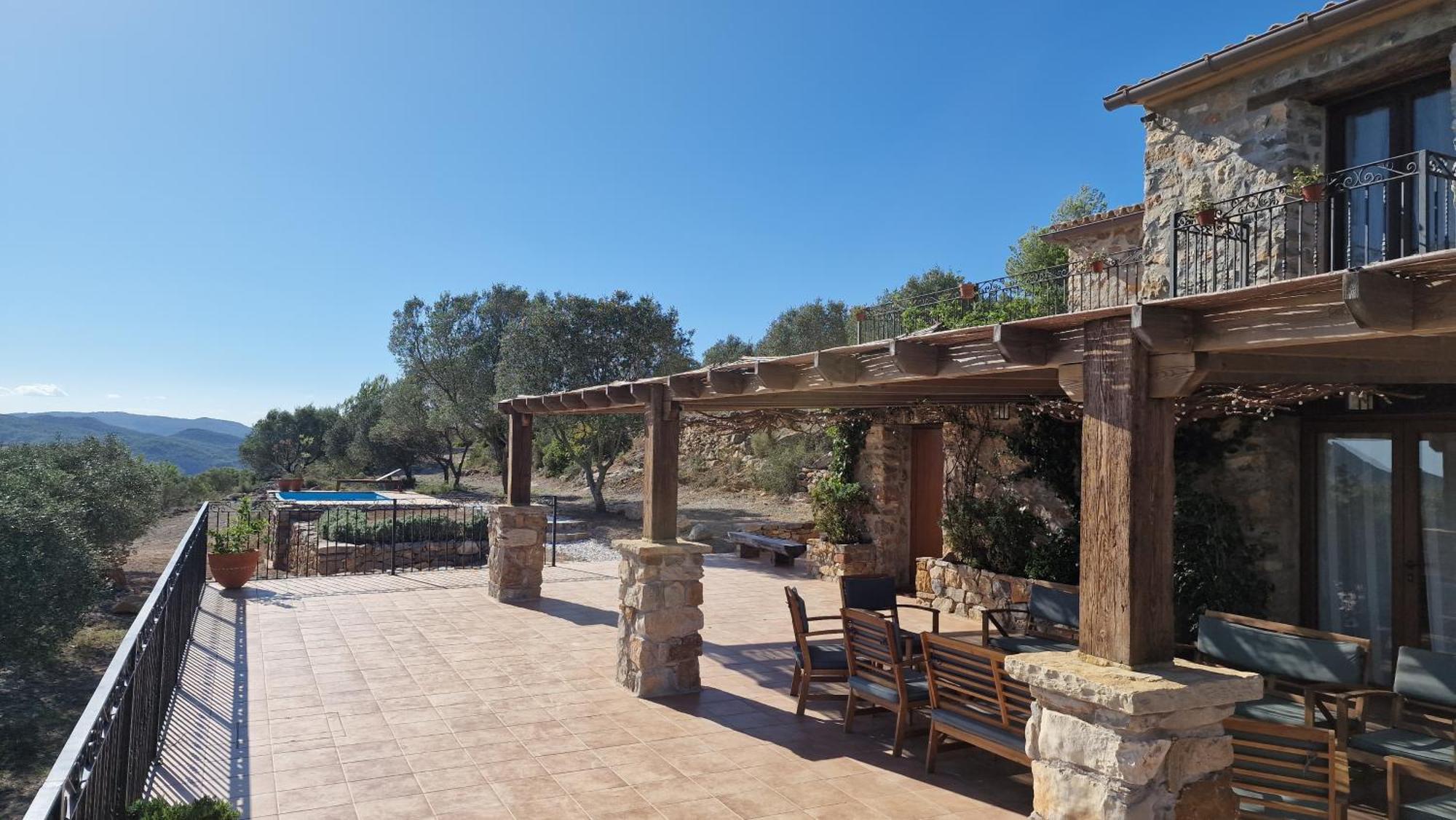 La Cueva De Miravet - Villa De Lujo En La Cima De La Montana Con Vistas Al Mar Cabanes  Εξωτερικό φωτογραφία